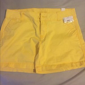 Yellow Size 11/12 Shorts NWT
