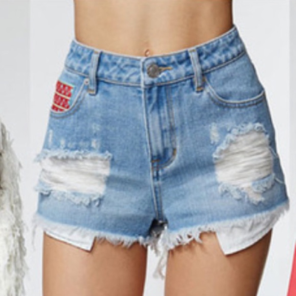 High waisted Kendal and Kylie denim jeans