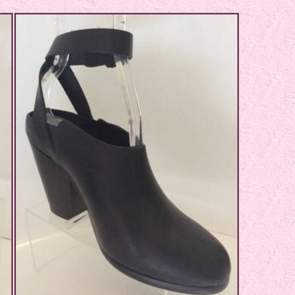 NEW RAG & BONE Kenny Leather Ankle Strap  Clog Black (Size 36) - MSRP $450.00! - Picture 4 of 5