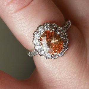 Swarovski Cocktail Ring -- size 7.5