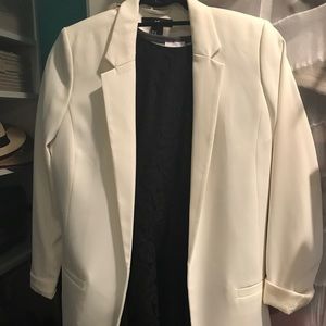 White silky blazer from H&M - NWT