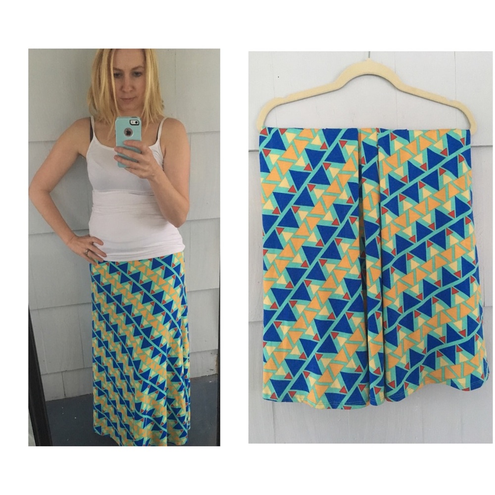 S LuLaRoe Maxi Skirt GUC