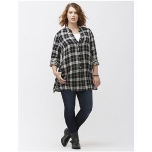 Plaid tunic