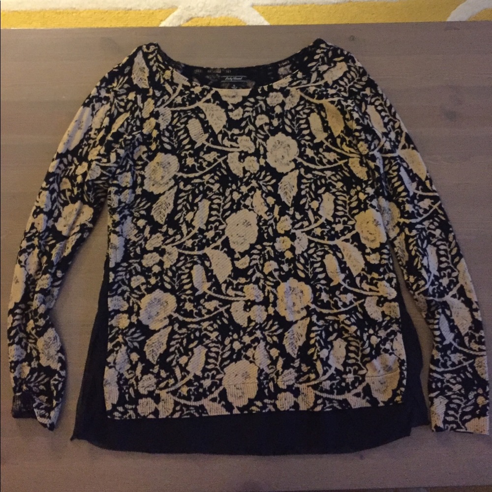 Lucky Brand Floral Sweater