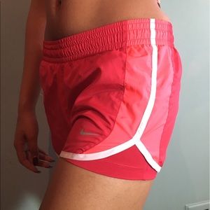 Red Nike dry fit shorts
