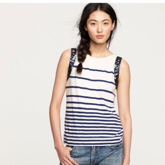 J. Crew Tops - J. CREW Back-Zip Sequin Shell Sz Small