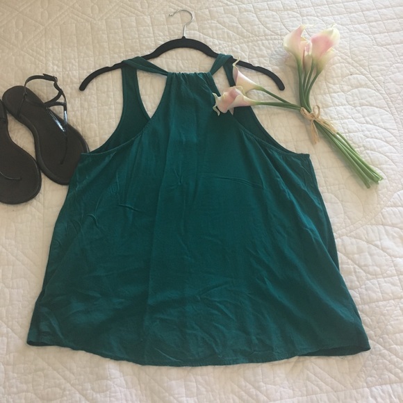 Forever 21 Teal Green racerback Tank - Picture 2 of 2