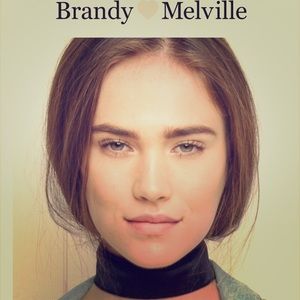 NWOT Brandy Melville Black Velvet Choker