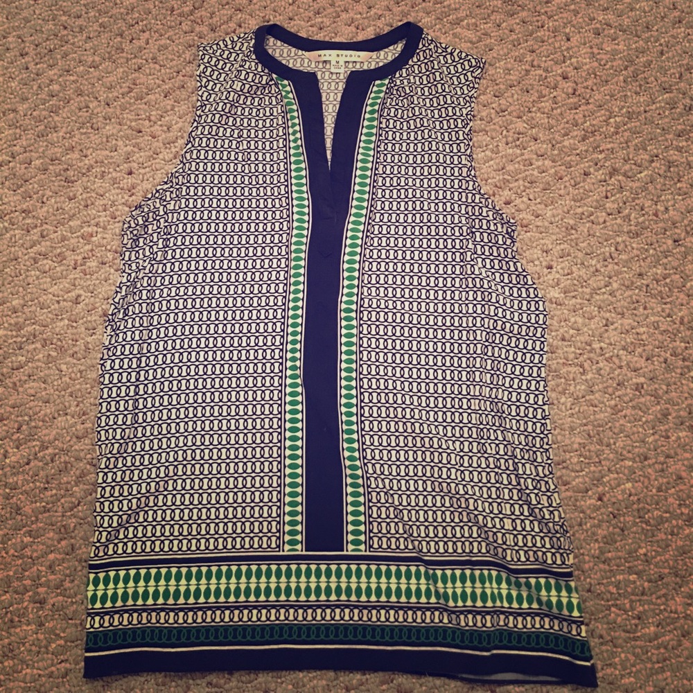 Max Studio Patterned Tunic