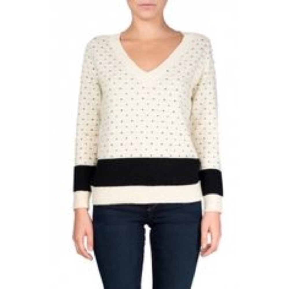 Townsen cream and black sweater