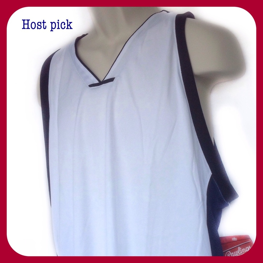 Host Pick Rawlings Blue & White Tank