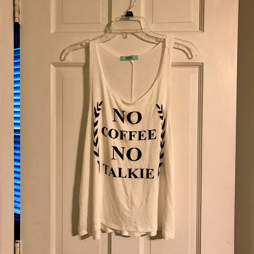 Cute coffee tank