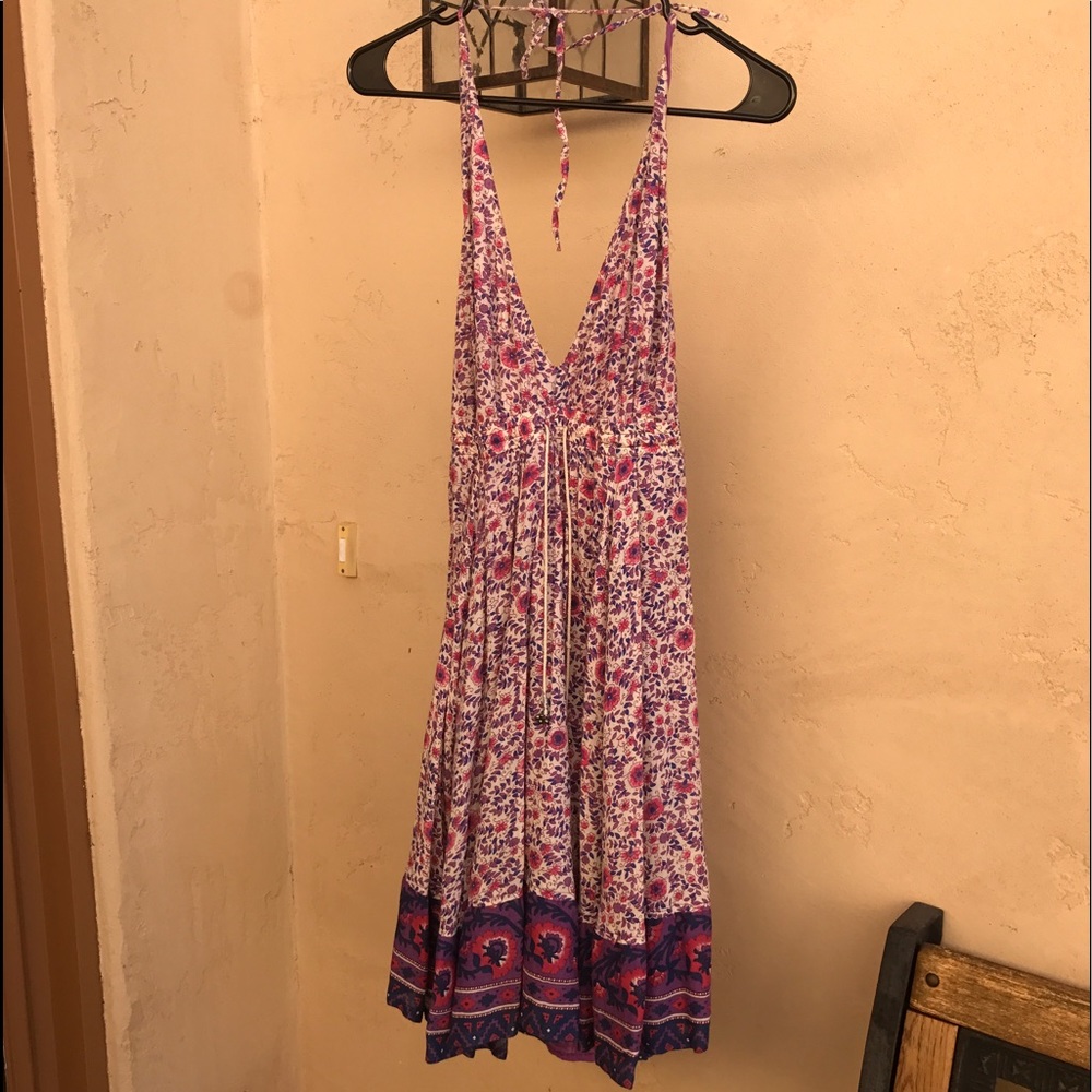 Halter low back dress