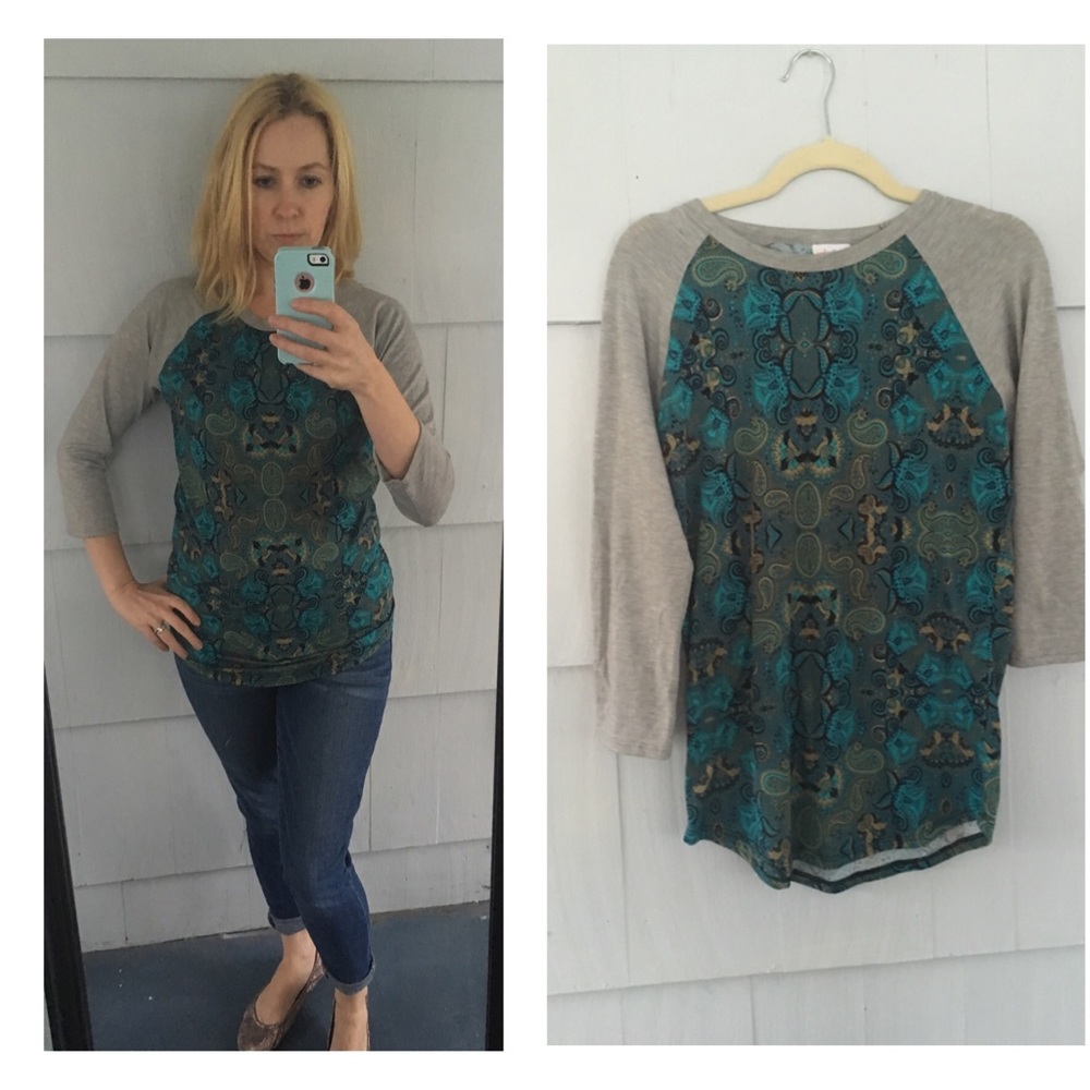 S LuLaRoe Randy Tee EUC