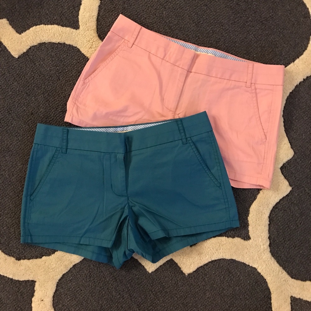 NWT 2 Pair J. Crew Chino Shorts