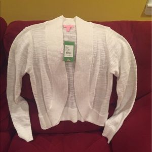 Lilly Pulitzer Mae Cardigan in Resort White
