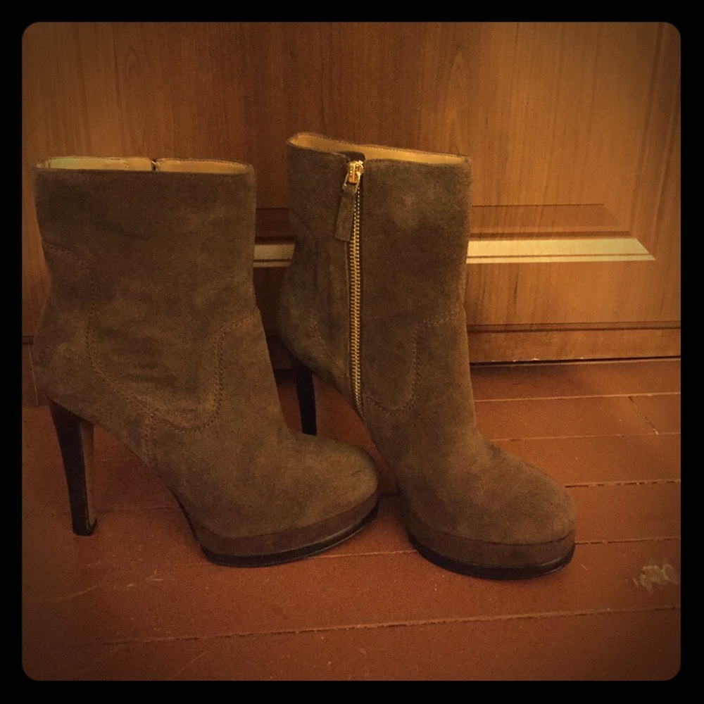 Nine West Brown Suede Boots