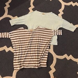 2 Stripe PIKO Tops