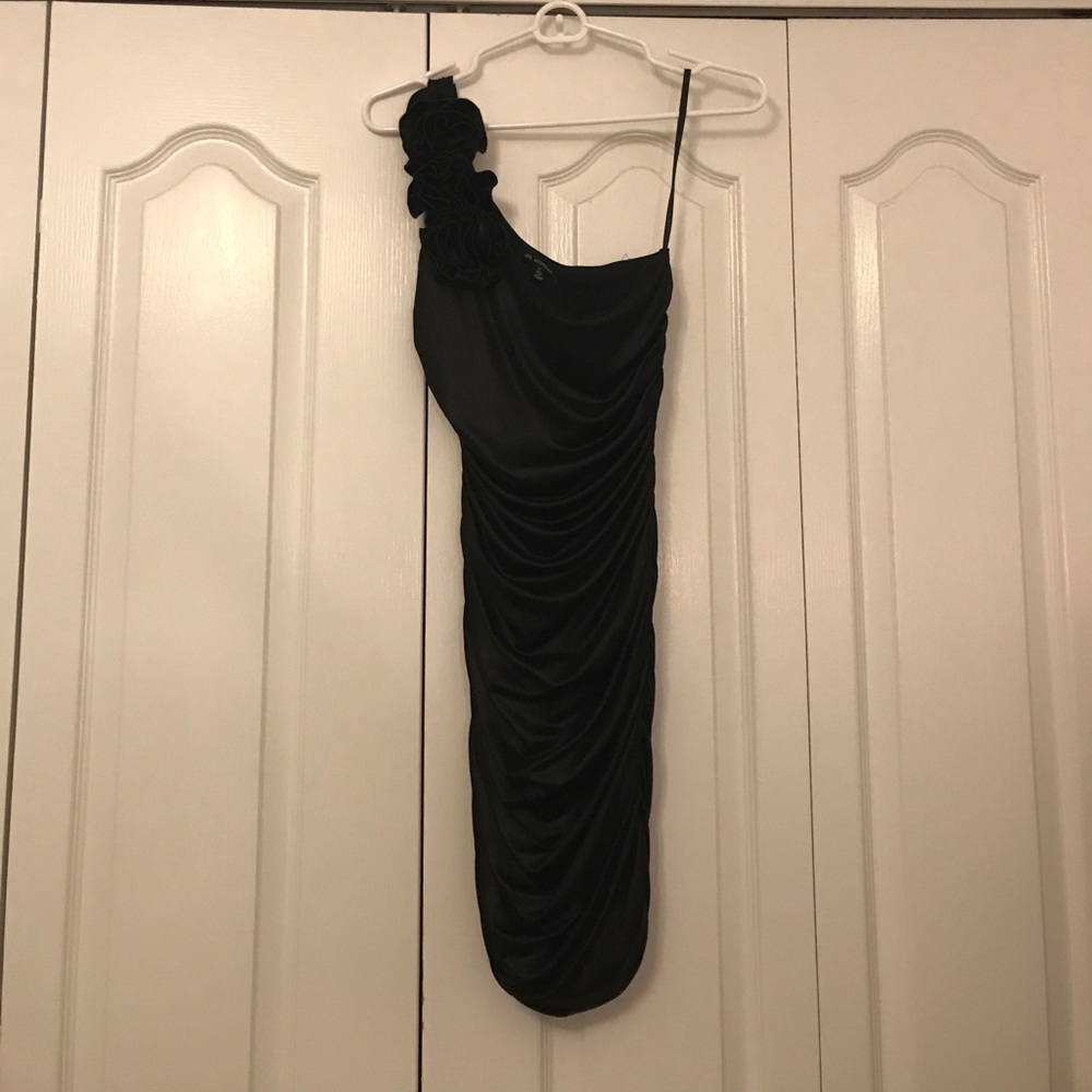 One shoulder mini dress