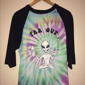 Ragerr Co. tie-dye baseball tee