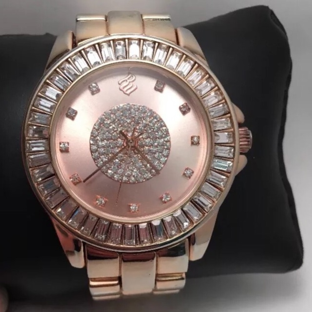 Rocawear Gold Tone Ladie's Watch w/ Crystal Accent