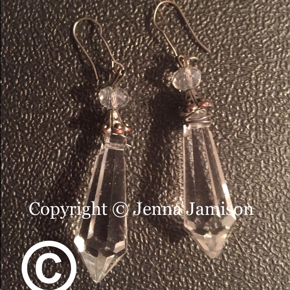 crystal chandelier pair of earrings
