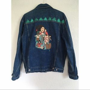 Rock Creek handpainted Southwestern Jean Jacket