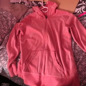 Pink hoodie