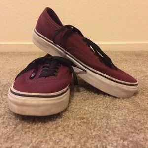 Maroon Vans