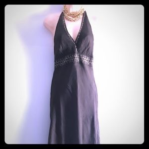 Gold embroidery Laundry Shelli Segal silk 4 sale⭐️