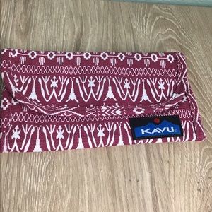 Tri-fold KAVU checkbook wallet