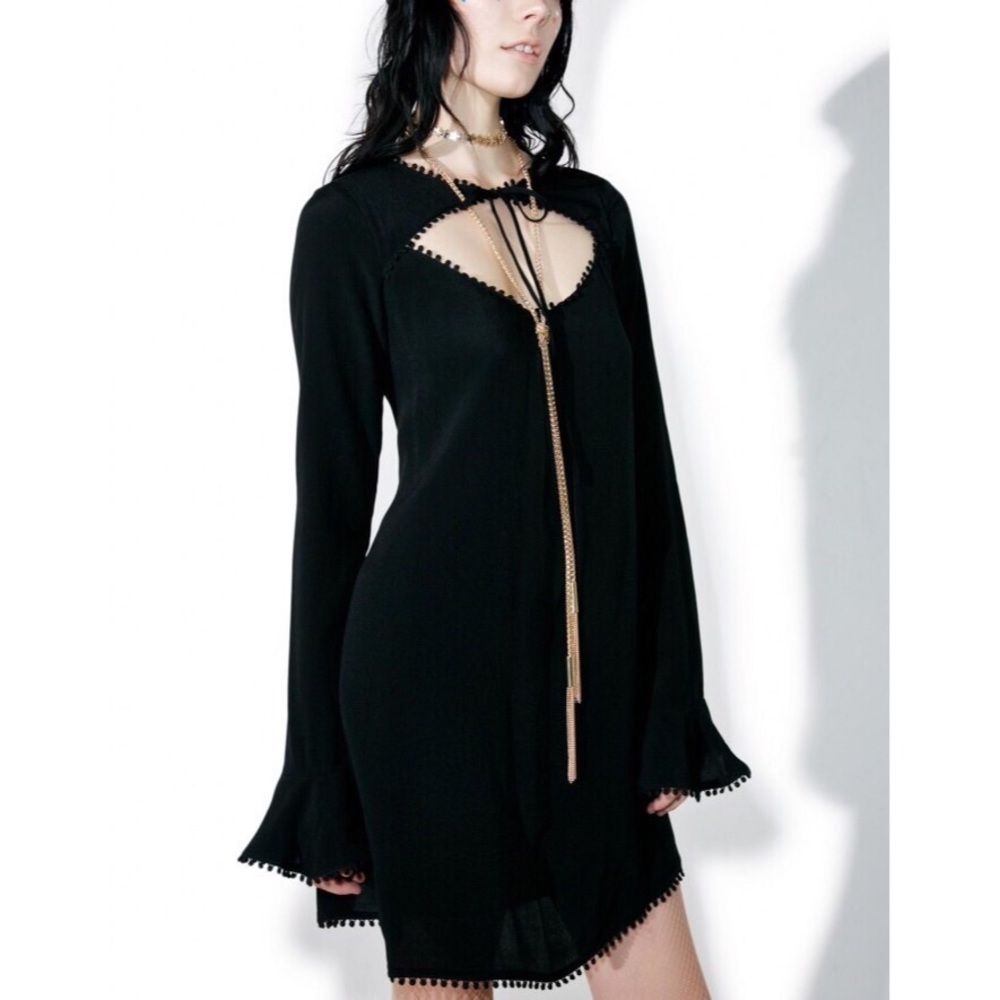 🆕 FOR LOVE & LEMONS - The Josephina Swing Dress-S - Picture 4 of 6