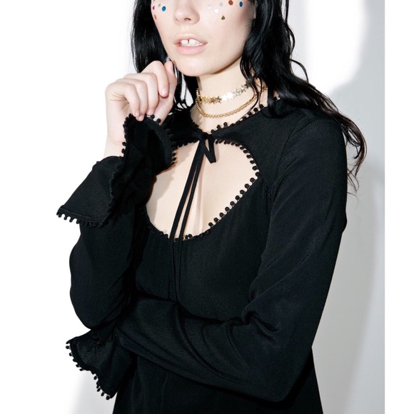 🆕 FOR LOVE & LEMONS - The Josephina Swing Dress-S - Picture 3 of 6