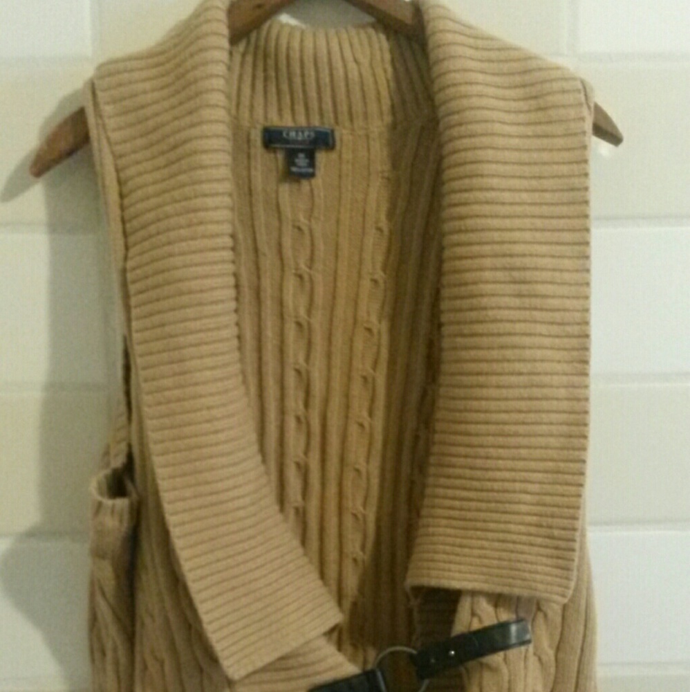 Khaki/tan sweater vest