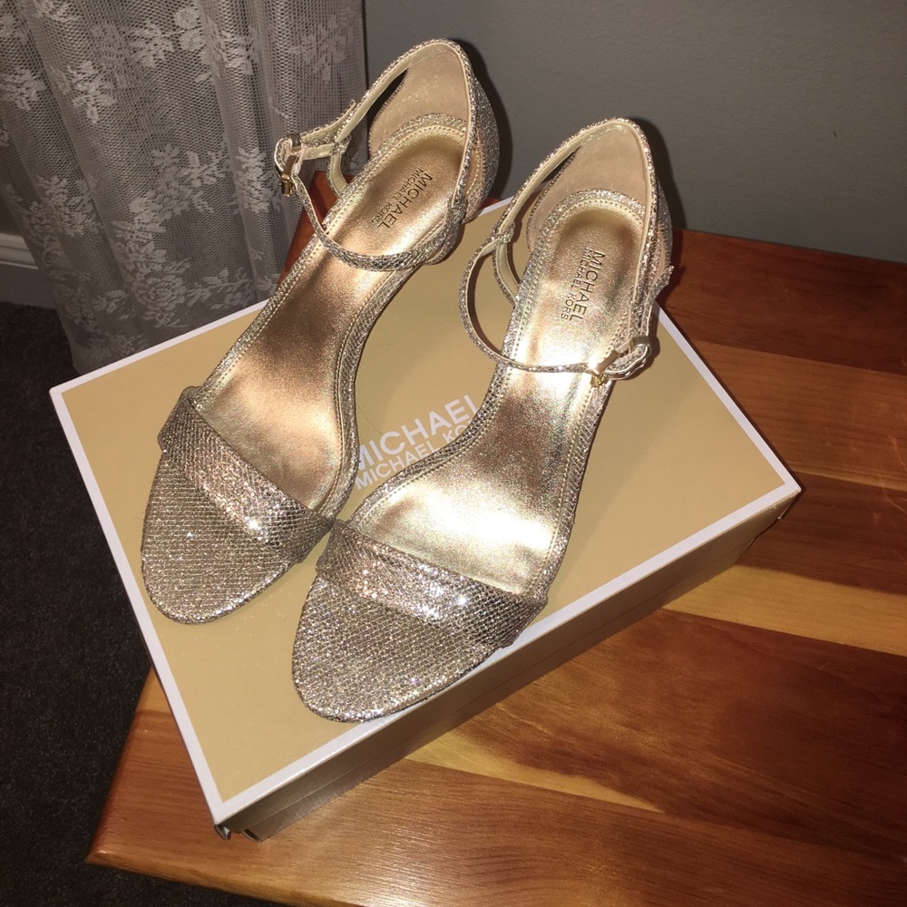 Michael Kors Simon Mid Sandal. WORN ONCE