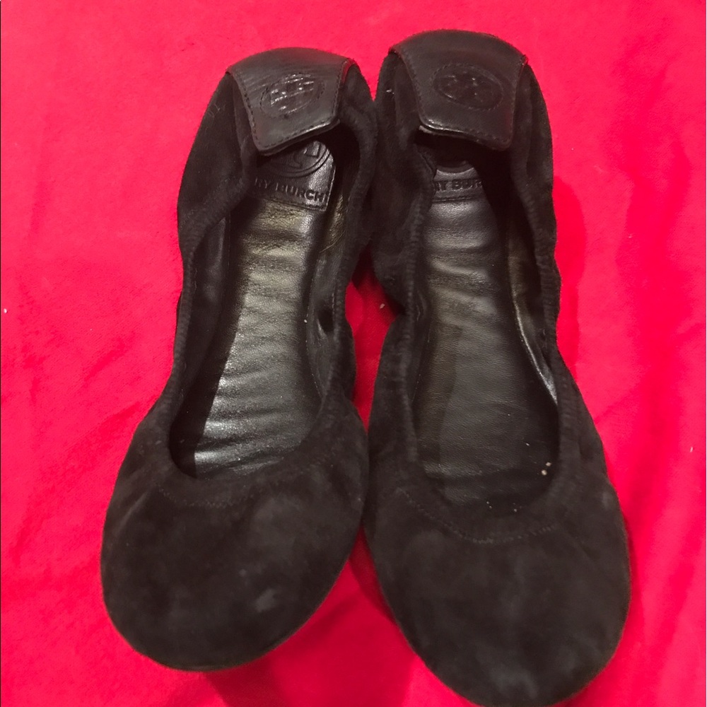 Tory Burch Black Suede Slipper Shoe 36/6