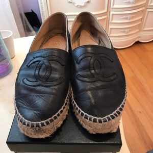 USED chanel espadrilles