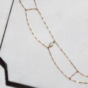 Amarilo Bardot opal choker.