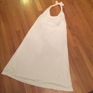 Ivory halter dress