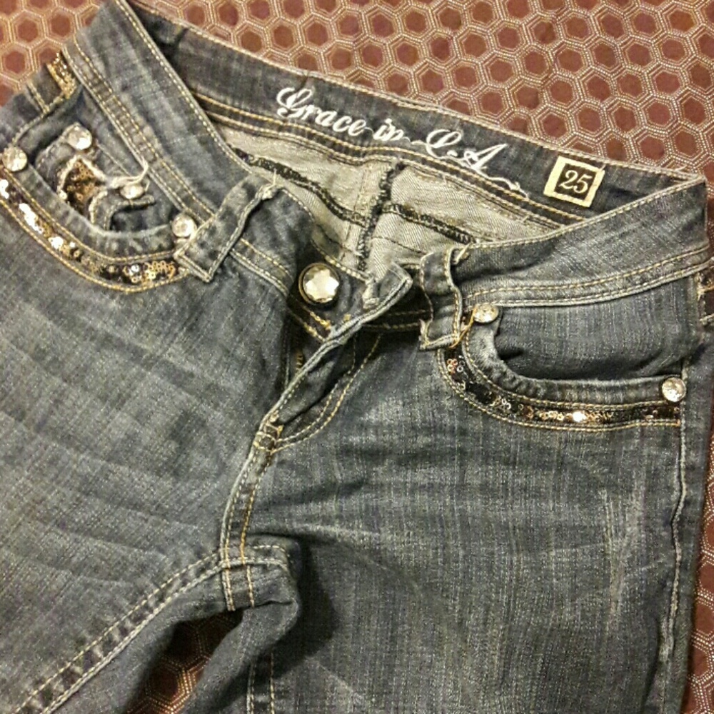 Grace in LA bootcut jeans (3/25)