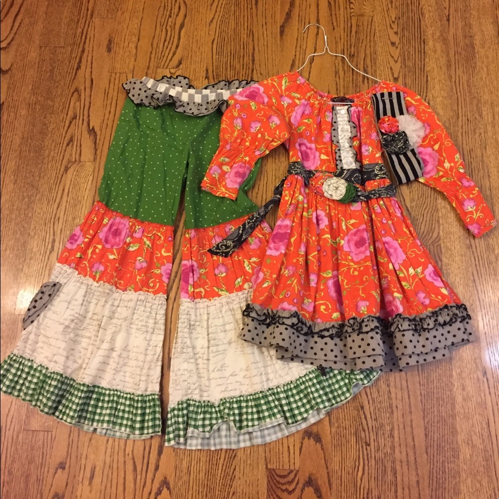 Three piece boutique outfit.