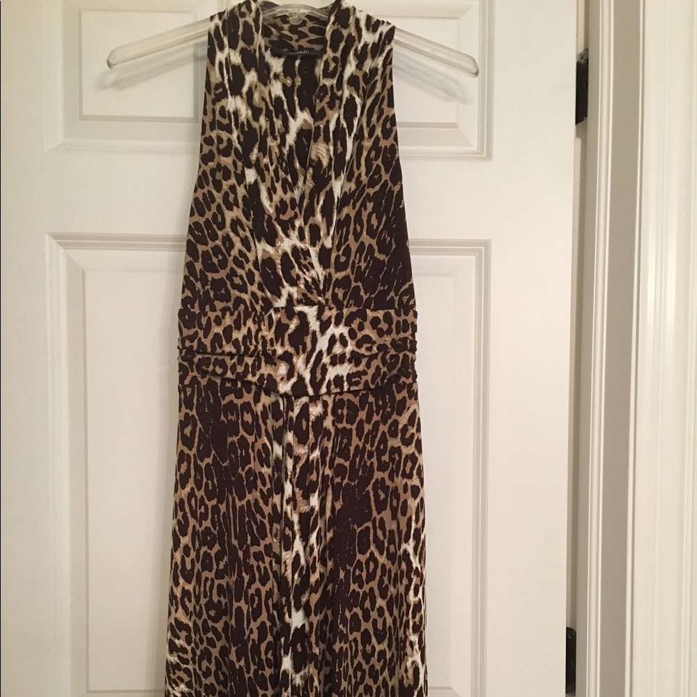 Tahari animal pattern dress