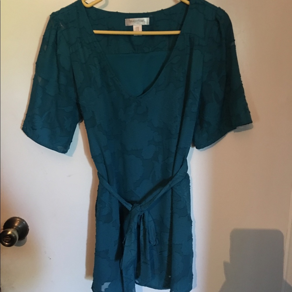 Dark Teal Motherhood Maternity Top