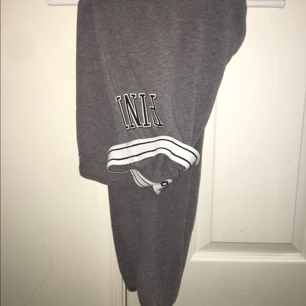 Gray Victoria's Secret pink sweatpants
