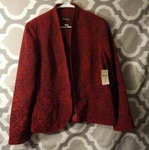 Coldwater Creek Chenille Jacquard Jacket