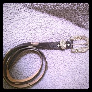 ⚜️ Leather Rock Pretty Beaded Belt ⚜️