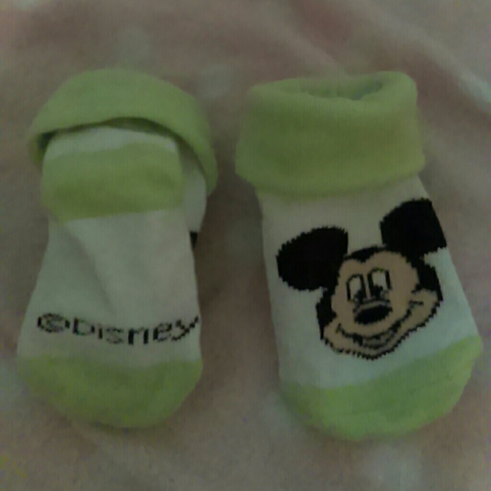 Mickey Mouse booties NB
