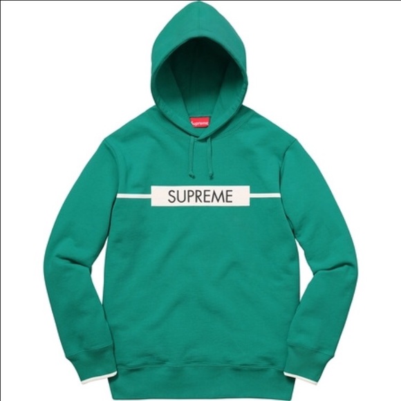 supreme tape hoodie