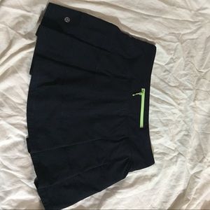 Navy Blue Lululemon Pacesetter Skort