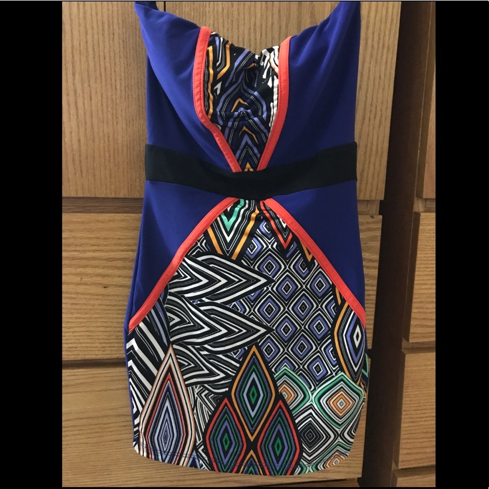 Ruby Rd. | Dresses | Ruby Rd Plus Size Pxl Maxi Dress Tribal Print Navy Lime Sleeveless 6864e1e724f3b817773c42b5